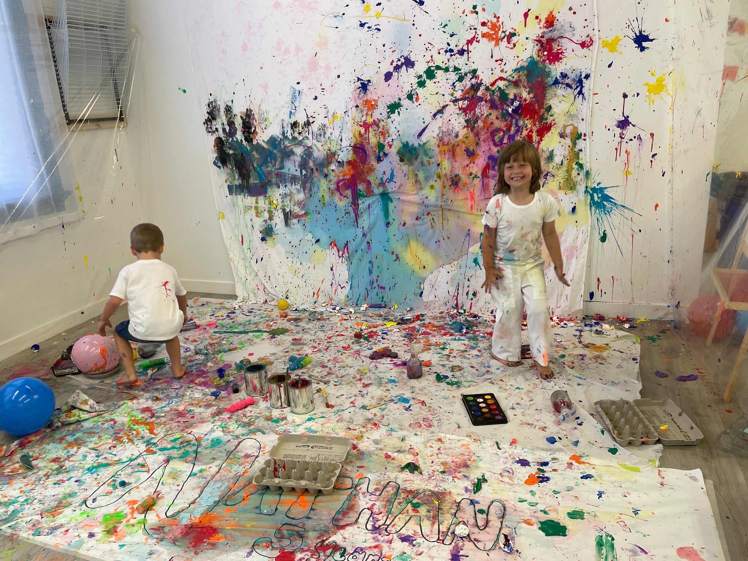 Get Kids Painting: Host a Fun, Messy Toddler Paint Party